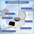 Macchina mini centrifuga da laboratorio display LCD